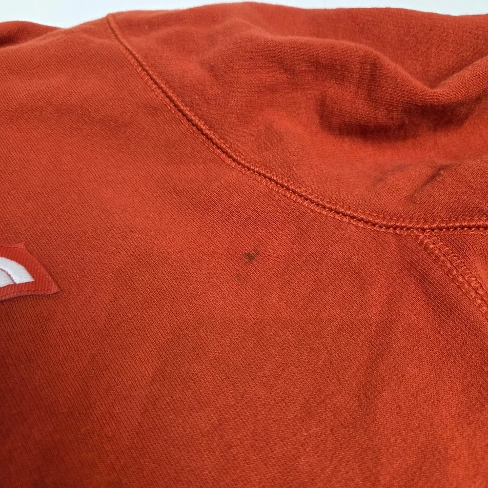 The North Face‎ Men's Orange Pullover Hoodie Size Medium